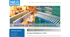 Desktop Screenshot of neoconveyors.com