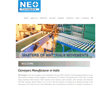 Tablet Screenshot of neoconveyors.com